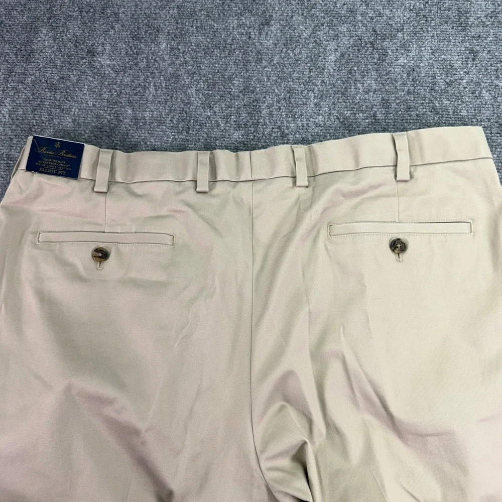 Brooks Brothers Pants Men 40x29.5 Lightweight Advantage Chino Stretch Elliot Fit